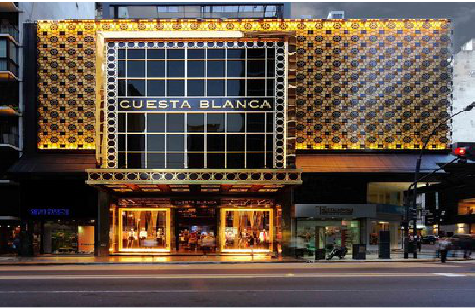 蓝田门头设计与商业空间的纽带。