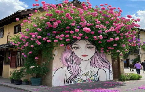 蓝田怎么设计网红打卡墙绘