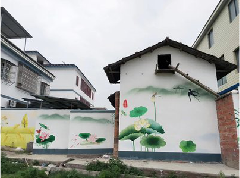 蓝田室外墙绘-从选材到保养。