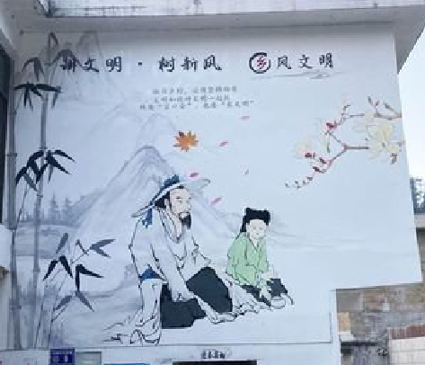 蓝田分享几个墙绘保养知识。